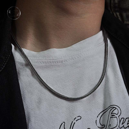 Dây chuyền bạc nam cao cấp 1 Dây chuyền bạc nam cao cấp